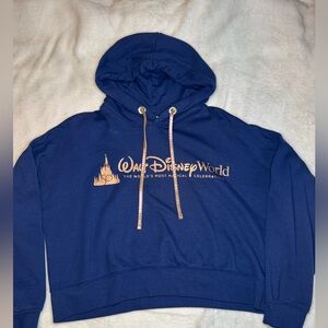 Disney 50th anniversary cropped hoodie